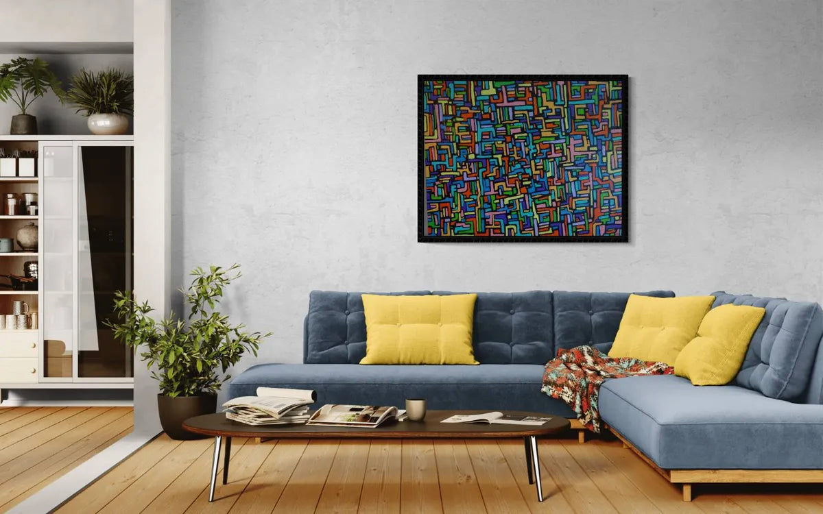 PALERMO - Original Acrylic on Canvas 80 x 100cm