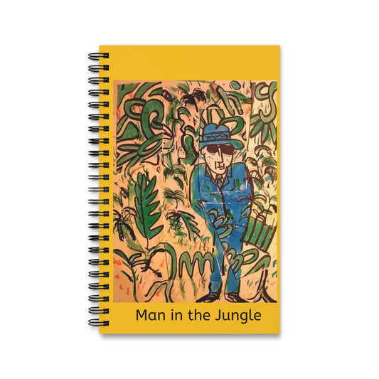 Man in the Jungle - Spiral Notebook