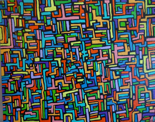 PALERMO - Original Acrylic on Canvas 80 x 100cm