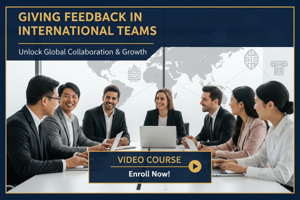 Giving Feedback in International Teams – Online Video Course by Clinton De Vere