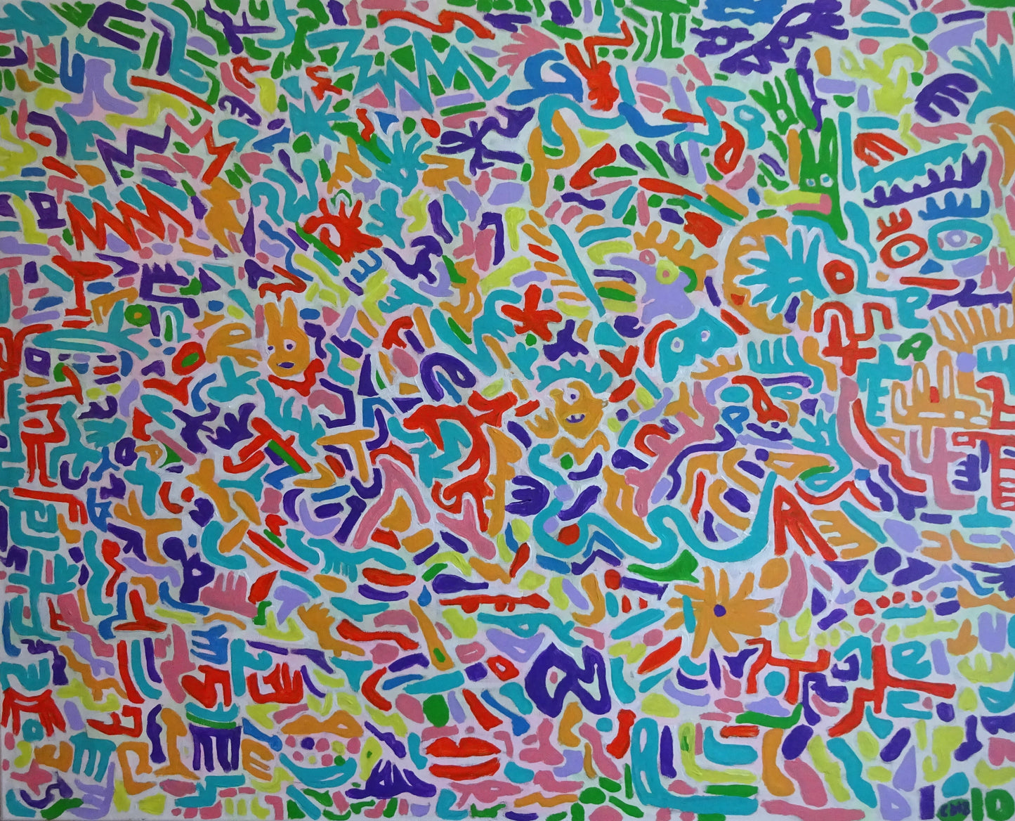 I Just Realised What You Meant - Original Acrylic on Canvas Painting - 100 x 80 cm