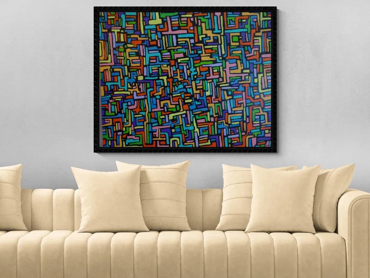 PALERMO - Original Acrylic on Canvas 80 x 100cm