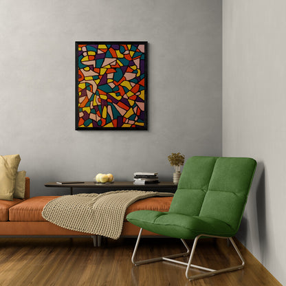 Spring Monday - Original Acrylic on Canvas Painting - 80 x 100 cm